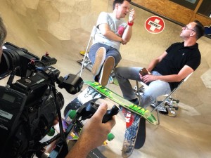 WDR Klappstuhl Till Lokalzeit Skateboard Die Sendung mit der Maus Die Sendung mit dem Elefanten Andre Gatzke Skatraid esheisstskatepark Köln Bowle Skatepool