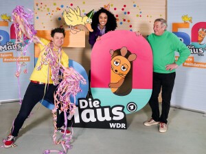 Die Sendung mit der Maus Geburtstag 50 Jahre WDR ARD Lach und Sach Geschichten Maus zum hören Armin Maiwald Christoph Biemann Andre Gatzke clarissa corrêa da silva Siham El-Maimouni Laura Kampf Johannes Büchs Ralph Caspers Jana Forkel Vorfreude Jubiläum Party Die Sendung mit dem Elefanten KIKA Deine Sendung mit der Maus Funkhausorchester